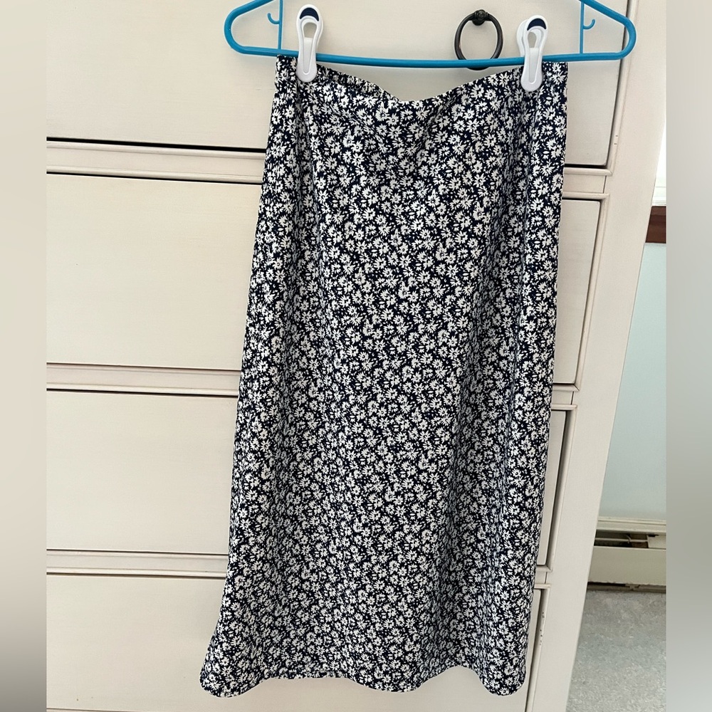 J. Crew Satin Effect Slip Skirt